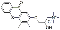 (3-(3,4-DIMETHYL-9-OXO-9H-THIOXANTHEN-2- YLOXY)-2-OH-PROPYL)TRI-ME-AMMON CL 97 CAS#: 103430-24-6