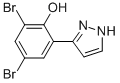 3-(3,5-DIBROMO-2-HYDROXYPHENYL)PYRAZOLE CAS#: 288401-37-6