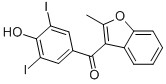 3-(3,5-DIIODO-4-HYDROXYBENZOYL)-2-METHYL-BENZOFURAN CAS#: 10402-56-9
