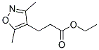 3-(3,5-DIMETHYL-ISOXAZOL-4-YL)-PROPIONIC ACID ETHYL ESTER CAS#: 27428-42-8