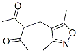 3-[(3,5-Dimethyl-4-isoxazolyl)methyl]-2,4-pentanedione CAS#: 16858-07-4