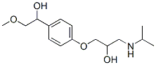 3-(4-(1-hydroxy-2-methoxyethyl)phenoxy)-1-(isopropylamino)-2-propanol CAS#: 110458-46-3