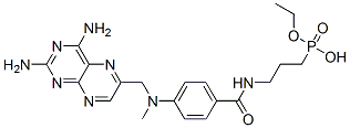 3-[[4-[(2,4-diaminopteridin-6-yl)methyl-methyl-amino]benzoyl]amino]pro pyl-ethoxy-phosphinic acid CAS#: 113811-51-1