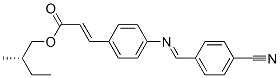 3-[4-[[(4-Cyanophenyl)methylene]amino]phenyl]propenoic acid (S)-2-methylbutyl ester CAS#: 24140-33-8