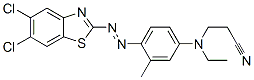 3-[[4-[(5,6-dichloro-2-benzothiazolyl)azo]-3-methylphenyl]ethylamino]propiononitrile CAS#: 28080-90-2