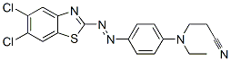 3-[[4-[(5,6-dichlorobenzothiazol-2-yl)azo]phenyl]ethylamino]propiononitrile CAS#: 25176-89-0