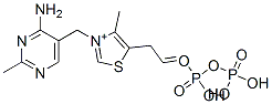 3-[(4-Amino-2-methyl-5-pyrimidinyl)methyl]-4-methyl-5-[4,6,6-trihydroxy-4,6-dioxo-3,5-dioxa-4,6-diphospha(V)hexan-1-yl]thiazol-3-ium CAS#: 136-08-3