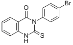 3-(4-BROMOPHENYL)-2-THIOXO-2,3-DIHYDRO-4(1H)-QUINAZOLINONE CAS#: 1028-39-3