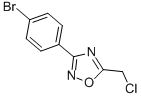 3-(4-BROMOPHENYL)-5-(CHLOROMETHYL)-1,2,4-OXADIAZOLE CAS#: 110704-42-2