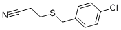 3-[(4-CHLOROBENZYL)THIO]PROPANENITRILE CAS#: 253122-97-3