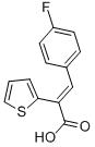 3-(4-FLUORO-PHENYL)-2-THIOPHEN-2-YL-ACRYLIC ACID CAS#: 104314-04-7