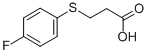 3-[(4-FLUOROPHENYL)THIO]PROPANOIC ACID CAS#: 19543-85-2