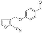 3-[(4-FORMYLPHENOXY)METHYL]THIOPHENE-2-CARBONITRILE CAS#: 256471-05-3