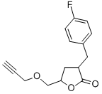 3-[(4-Fluorophenyl)methyl]-4,5-dihydro-5-[(2-propynyloxy)methyl]-2(3H)-furanone CAS#: 27850-30-2