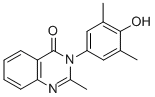 3-(4-Hydroxy-3,5-dimethylphenyl)-2-methylquinazolin-4(3H)-one CAS#: 27945-43-3