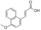 3-(4-METHOXY-1-NAPHTHYL)ACRYLIC ACID CAS#: 15971-30-9