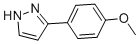 3-(4-METHOXYPHENYL)PYRAZOLE CAS#: 27069-17-6