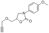 3-(4-Methoxyphenyl)-5-[(2-propynyloxy)methyl]-2-oxazolidinone CAS#: 23598-92-7