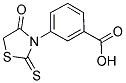3-(4-OXO-2-THIOXO-1,3-THIAZOLIDIN-3-YL)BENZOIC ACID CAS#: 259812-55-0