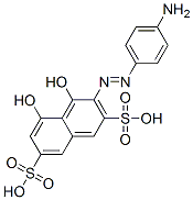 3-[(4-aminophenyl)azo]-4,5-dihydroxynaphthalene-2,7-disulphonic acid CAS#: 15475-84-0