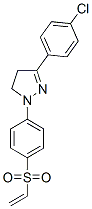 3-(4-chlorophenyl)-4,5-dihydro-1-[4-(vinylsulphonyl)phenyl]-1H-pyrazole CAS#: 13399-90-1