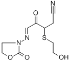 3-(4-cyano-3-beta-hydroxyethylmercapto-2-oxobutylideneamino)-2-oxazolidone CAS#: 113411-11-3