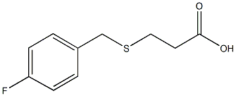 3-[(4-fluorobenzyl)thio]propanoic acid CAS#: 23912-15-4