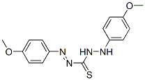3-[(4-methoxyphenyl)amino]-1-(4-methoxyphenyl)imino-thiourea CAS#: 2502-94-5