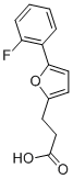 3-[5-(2-FLUOROPHENYL)-2-FURYL]PROPANOIC ACID CAS#: 24090-21-9