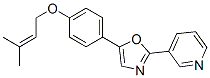 3-[5-[4-[(3-Methyl-2-butenyl)oxy]phenyl]-2-oxazolyl]pyridine CAS#: 17190-80-6