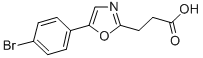 3-[5-(4-BROMOPHENYL)-1,3-OXAZOL-2-YL]PROPANOIC ACID CAS#: 23464-96-2
