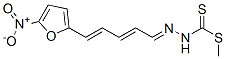 3-[5-(5-Nitro-2-furyl)-2,4-pentadienylidene]dithiocarbazic acid methyl ester CAS#: 20091-89-8
