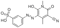 3-(5-Cyano-2-hydroxy-1,4-dimethyl-6-oxo-1,6-dihydropyridin-3-ylazo)benzenesulfonicacid CAS#: 102056-35-9