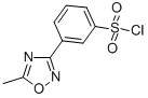 3-(5-METHYL-1,2,4-OXADIAZOL-3-YL)BENZENESULFONYL CHLORIDE CAS#: 10185-62-3