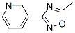 3-(5-Methyl-1,2,4-oxadiazol-3-yl)pyridine CAS#: 10350-69-3