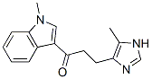 3-(5-Methyl-1H-imidazol-4-yl)-1-(1-methyl-1H-indol-3-yl)-1-propanone CAS#: 113140-33-3