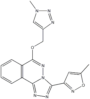 3-(5-Methylisoxazol-3-yl)-6-[(1-methyl-1H-1,2,3-triazol-4-yl)methoxy][1,2,4]triazolo[3,4-a]phthalazine CAS#: 215874-86-5