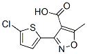 3-(5-chloro-2-thienyl)-5-methylisoxazole-4-carboxylic acid CAS#: 14345-96-1