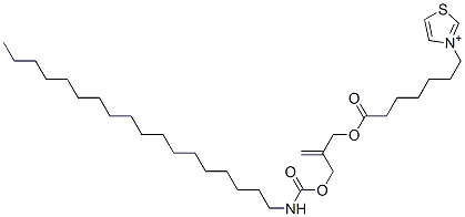 3-(6-((2-methylene-3-(((octadecylamino)carbonyl)oxy)propoxy)carbonyl)hexyl)thiazolium CAS#: 111878-47-8