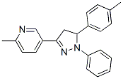 3-(6-Methyl-3-pyridyl)-1-phenyl-5-(p-tolyl)-2-pyrazoline CAS#: 10040-74-1