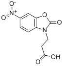 3-(6-NITRO-2-OXO-1,3-BENZOXAZOL-3(2H)-YL)PROPANOIC ACID CAS#: 17124-57-1