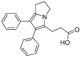 3-(6,7-diphenyl-2,3-dihydro-1H-pyrrolizin-5-yl)propionic acid CAS#: 104143-93-3