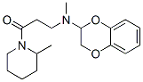 3-(7,10-dioxabicyclo[4.4.0]deca-1,3,5-trien-9-ylmethylamino)-1-(2-meth yl-1-piperidyl)propan-1-one CAS#: 102071-87-4