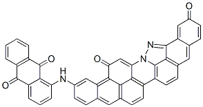 3-[(9,10-dioxo-9,10-dihydro-1-anthryl)amino]-5,10-dihydroanthra[2,1,9-mna]benz[6,7]indazolo[2,3,4-fgh]acridine-5,10-dione CAS#: 2459-82-7