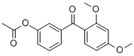 3-ACETOXY-2',4'-DIMETHOXYBENZOPHENONE CAS#: 109251-36-7
