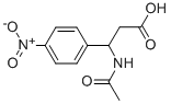 3-(ACETYLAMINO)-3-(4-NITROPHENYL)PROPANOIC ACID CAS#: 100061-23-2