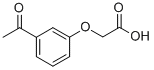 (3-ACETYLPHENOXY)ACETIC ACID CAS#: 1878-80-4