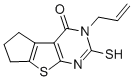 3-ALLYL-2-MERCAPTO-3,5,6,7-TETRAHYDRO-4H-CYCLOPENTA[4,5]THIENO[2,3-D]PYRIMIDIN-4-ONE CAS#: 113520-01-7