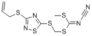 [(3-ALLYLTHIO-1,2,4-THIADIAZOL-5-YLTHIO)METHYL] METHYL CYANOCARBONIMIDODITHIOATE CAS#: 109348-97-2