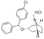 3-ALPHA-[(4-CHLOROPHENYL)PHENYLMETHOXY] TROPANE HYDROCHLORIDE CAS#: 14008-79-8